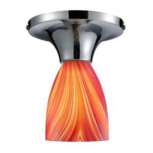 E101521PCM Celina Flush Mount Ceiling Light - Polished Chrome / Multi E101521PCM Celina Flush Mount Ceiling Light - Polished Chrome / Multi