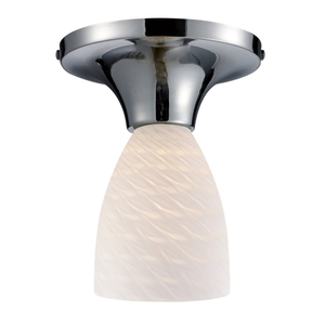E101521PCWS Celina Flush Mount Ceiling Light - Polished Chrome / White Swirl E101521PCWS Celina Flush Mount Ceiling Light - Polished Chrome / White Swirl