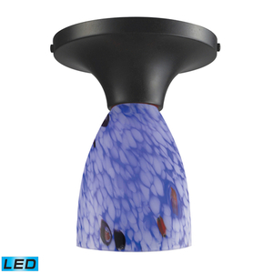 E101521DRBLLED Celina Flush Mount Ceiling Light - Dark Rust / Starburst Blue E101521DRBLLED Celina Flush Mount Ceiling Light - Dark Rust / Starburst Blue