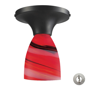 E101521DRCYLA Celina Flush Mount Ceiling Light - Dark Rust / Candy E101521DRCYLA Celina Flush Mount Ceiling Light - Dark Rust / Candy