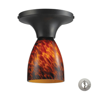 E101521DRESLA Celina Flush Mount Ceiling Light - Dark Rust / Espresso E101521DRESLA Celina Flush Mount Ceiling Light - Dark Rust / Espresso