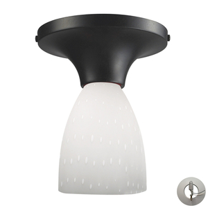 E101521DRWHLA Celina Flush Mount Ceiling Light - Dark Rust / Simple White E101521DRWHLA Celina Flush Mount Ceiling Light - Dark Rust / Simple White