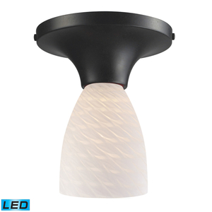 E101521DRWSLED Celina Flush Mount Ceiling Light - Dark Rust / White Swirl E101521DRWSLED Celina Flush Mount Ceiling Light - Dark Rust / White Swirl