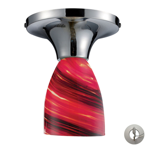 E101521PCALA Celina Flush Mount Ceiling Light - Polished Chrome / Autumn E101521PCALA Celina Flush Mount Ceiling Light - Polished Chrome / Autumn