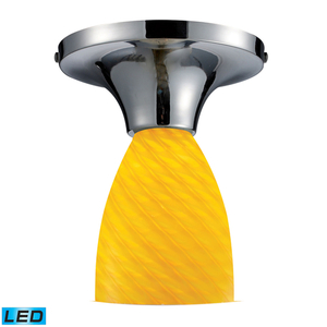 E101521PCCNLED Celina Flush Mount Ceiling Light - Polished Chrome / Canary E101521PCCNLED Celina Flush Mount Ceiling Light - Polished Chrome / Canary