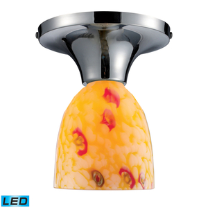 E101521PCYWLED Celina Flush Mount Ceiling Light - Polished Chrome / Yellow E101521PCYWLED Celina Flush Mount Ceiling Light - Polished Chrome / Yellow