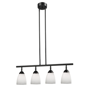 E101534DRWH Celina Linear Pendant Pendant Light - Dark Rust / Simple White E101534DRWH Celina Linear Pendant Pendant Light - Dark Rust / Simple White