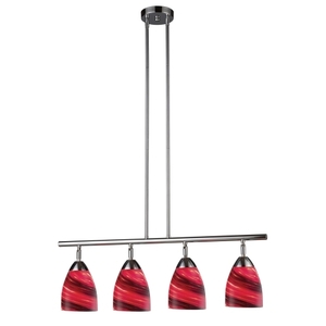 E101534PCA Celina Linear Pendant Pendant Light - Polished Chrome / Autumn E101534PCA Celina Linear Pendant Pendant Light - Polished Chrome / Autumn