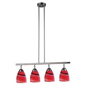 E101534PCCY Celina Linear Pendant Pendant Light - Polished Chrome / Candy E101534PCCY Celina Linear Pendant Pendant Light - Polished Chrome / Candy