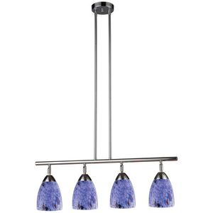 E101534PCBLLED Celina Linear Pendant Pendant Light - Polished Chrome / Starburst Blue E101534PCBLLED Celina Linear Pendant Pendant Light - Polished Chrome / Starburst Blue