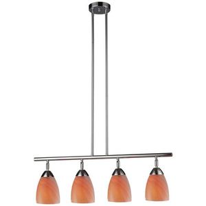 E101534PCSYLED Celina Linear Pendant Pendant Light - Polished Chrome / Sandy E101534PCSYLED Celina Linear Pendant Pendant Light - Polished Chrome / Sandy