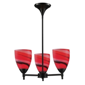 E101543DRCY Celina Mini Chandelier - Dark Rust / Candy E101543DRCY Celina Mini Chandelier - Dark Rust / Candy