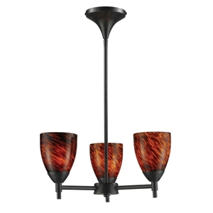 E101543DRES Celina Mini Chandelier - Dark Rust / Espresso E101543DRES Celina Mini Chandelier - Dark Rust / Espresso