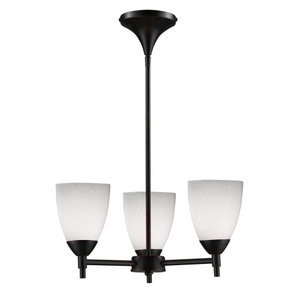 E101543DRWH Celina Mini Chandelier - Dark Rust / Simple White E101543DRWH Celina Mini Chandelier - Dark Rust / Simple White