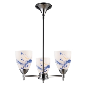 E101543PCMT Celina Mini Chandelier - Polished Chrome / Mountain E101543PCMT Celina Mini Chandelier - Polished Chrome / Mountain
