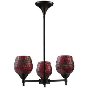 E101543DRCPRLED Celina Mini Chandelier - Dark Rust / Copper E101543DRCPRLED Celina Mini Chandelier - Dark Rust / Copper