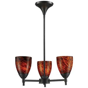 E101543DRESLED Celina Mini Chandelier - Dark Rust / Espresso E101543DRESLED Celina Mini Chandelier - Dark Rust / Espresso