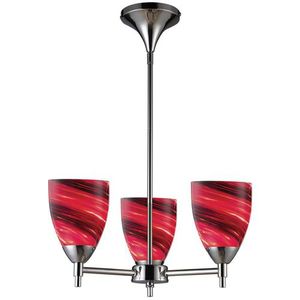 E101543PCALA Celina Mini Chandelier - Polished Chrome / Autumn E101543PCALA Celina Mini Chandelier - Polished Chrome / Autumn