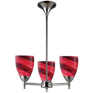 E101543PCALED Celina Mini Chandelier - Polished Chrome / Autumn E101543PCALED Celina Mini Chandelier - Polished Chrome / Autumn