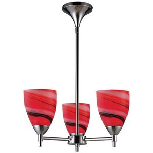 E101543PCCYLA Celina Mini Chandelier - Polished Chrome / Candy E101543PCCYLA Celina Mini Chandelier - Polished Chrome / Candy