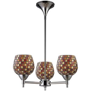 E101543PCMLTLED Celina Mini Chandelier - Polished Chrome / Multi Fusion E101543PCMLTLED Celina Mini Chandelier - Polished Chrome / Multi Fusion