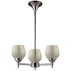 E101543PCSLVLA Celina Mini Chandelier - Polished Chrome / Silver E101543PCSLVLA Celina Mini Chandelier - Polished Chrome / Silver