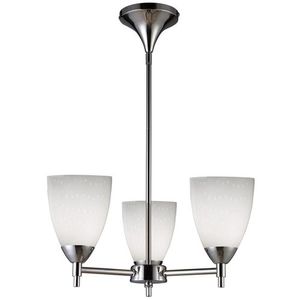 E101543PCWHLA Celina Mini Chandelier - Polished Chrome / Simple White E101543PCWHLA Celina Mini Chandelier - Polished Chrome / Simple White