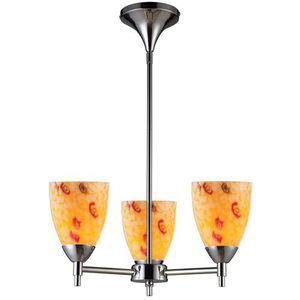 E101543PCYWLED Celina Mini Chandelier - Polished Chrome / Yellow E101543PCYWLED Celina Mini Chandelier - Polished Chrome / Yellow