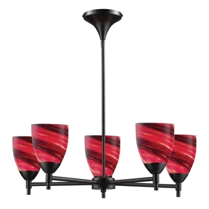 E101555DRA Celina Mid Sized Chandelier Chandelier - Dark Rust / Autumn E101555DRA Celina Mid Sized Chandelier Chandelier - Dark Rust / Autumn