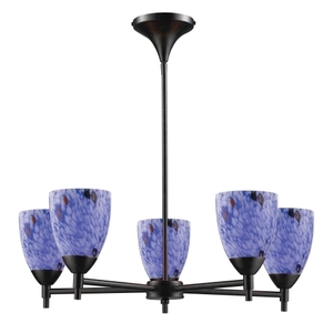 E101555DRBL Celina Mid Sized Chandelier Chandelier - Dark Rust / Starburst Blue E101555DRBL Celina Mid Sized Chandelier Chandelier - Dark Rust / Starburst Blue