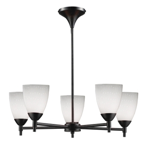 E101555DRWH Celina Mid Sized Chandelier Chandelier - Dark Rust / Simple White E101555DRWH Celina Mid Sized Chandelier Chandelier - Dark Rust / Simple White