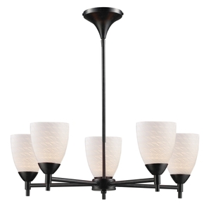 E101555DRWS Celina Mid Sized Chandelier Chandelier - Dark Rust / White Swirl E101555DRWS Celina Mid Sized Chandelier Chandelier - Dark Rust / White Swirl