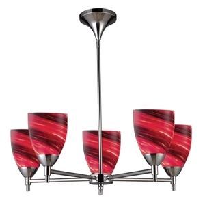 E101555PCA Celina Mid Sized Chandelier Chandelier - Polished Chrome / Autumn E101555PCA Celina Mid Sized Chandelier Chandelier - Polished Chrome / Autumn