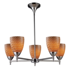 E101555PCC Celina Mid Sized Chandelier Chandelier - Polished Chrome / Cocoa E101555PCC Celina Mid Sized Chandelier Chandelier - Polished Chrome / Cocoa