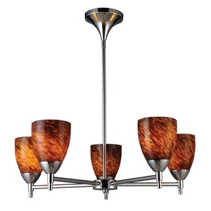 E101555PCES Celina Mid Sized Chandelier Chandelier - Polished Chrome / Espresso E101555PCES Celina Mid Sized Chandelier Chandelier - Polished Chrome / Espresso