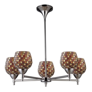 E101555PCMLT Celina Mid Sized Chandelier Chandelier - Polished Chrome / Multi Fusion E101555PCMLT Celina Mid Sized Chandelier Chandelier - Polished Chrome / Multi Fusion