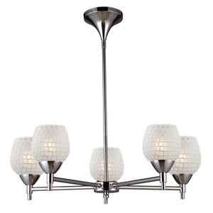 E101555PCWHT Celina Mid Sized Chandelier Chandelier - Polished Chrome / White E101555PCWHT Celina Mid Sized Chandelier Chandelier - Polished Chrome / White