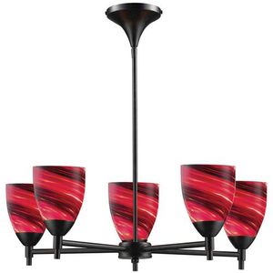 E101555DRALED Celina Mid Sized Chandelier Chandelier - Dark Rust / Autumn E101555DRALED Celina Mid Sized Chandelier Chandelier - Dark Rust / Autumn