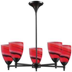 E101555DRCYLED Celina Mid Sized Chandelier Chandelier - Dark Rust / Candy E101555DRCYLED Celina Mid Sized Chandelier Chandelier - Dark Rust / Candy