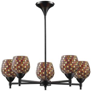E101555DRMLTLED Celina Mid Sized Chandelier Chandelier - Dark Rust / Multi Fusion E101555DRMLTLED Celina Mid Sized Chandelier Chandelier - Dark Rust / Multi Fusion