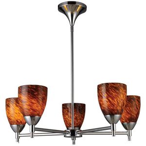 E101555PCESLED Celina Mid Sized Chandelier Chandelier - Polished Chrome / Espresso E101555PCESLED Celina Mid Sized Chandelier Chandelier - Polished Chrome / Espresso