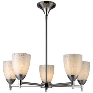E101555PCSWLED Celina Mid Sized Chandelier Chandelier - Polished Chrome / Snow White E101555PCSWLED Celina Mid Sized Chandelier Chandelier - Polished Chrome / Snow White