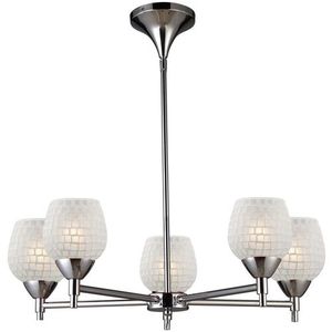E101555PCWHTLED Celina Mid Sized Chandelier Chandelier - Polished Chrome / White E101555PCWHTLED Celina Mid Sized Chandelier Chandelier - Polished Chrome / White