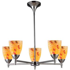 E101555PCYWLED Celina Mid Sized Chandelier Chandelier - Polished Chrome / Yellow E101555PCYWLED Celina Mid Sized Chandelier Chandelier - Polished Chrome / Yellow