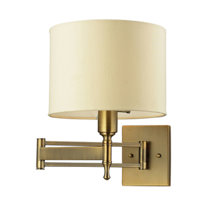 D102601 Pembroke Swing Arm Lamp - Antique Brass D102601 Pembroke Swing Arm Lamp - Antique Brass