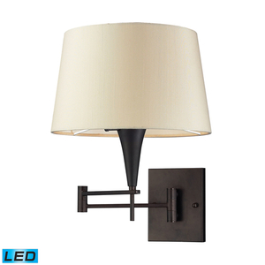 E102921LED Swingarms 1 Bulb Wall Sconce - Aged Bronze E102921LED Swingarms 1 Bulb Wall Sconce - Aged Bronze