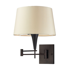 D102921 Swingarm 1 Bulb Wall Sconce - Aged Bronze D102921 Swingarm 1 Bulb Wall Sconce - Aged Bronze