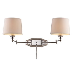 D112112 Westbrook Swing Arm Lamp - Polished Chrome D112112 Westbrook Swing Arm Lamp - Polished Chrome