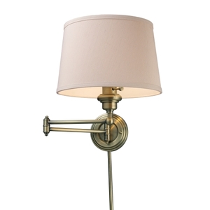 E112201 Westbrook 1 Bulb Wall Sconce - Antique Brass E112201 Westbrook 1 Bulb Wall Sconce - Antique Brass