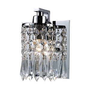 E112281 Optix 1 Bulb Wall Sconce - Polished Chrome E112281 Optix 1 Bulb Wall Sconce - Polished Chrome